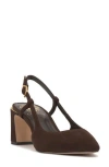 Vince Camuto Haslie Slingback Sandal In Brown