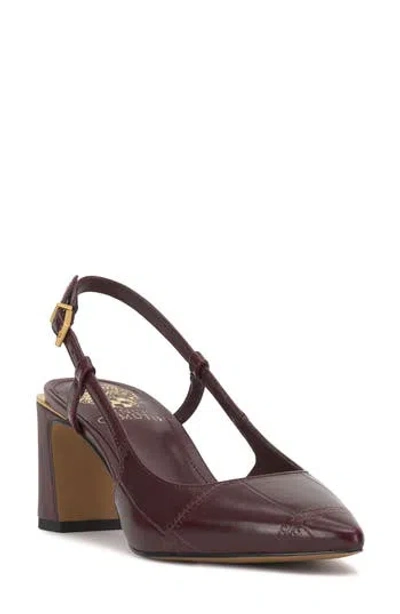 Vince Camuto Haslie Slingback Sandal In Burgundy
