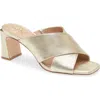 Vince Camuto Hemila Slide Sandal In Gold