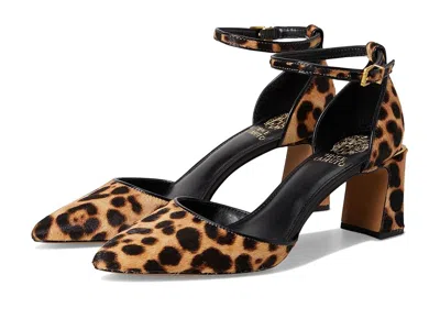 Vince Camuto Hendriy Ankle Strap Pump High In Brown