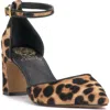 Vince Camuto Hendriy Genuine Calf Hair Ankle Strap Pump