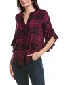 VINCE CAMUTO HENLEY BLOUSE