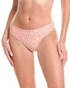 Vince Camuto Small Animal High Cut Bikini Bottom In Pink