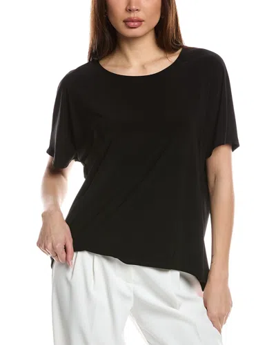 Vince Camuto High-low Baggy -shirt In Black