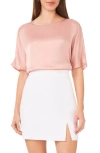 Vince Camuto High-low Baggy T-shirt In Misty Rose-651