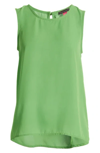 Vince Camuto High-low Sleeveless Top In Salted Lime