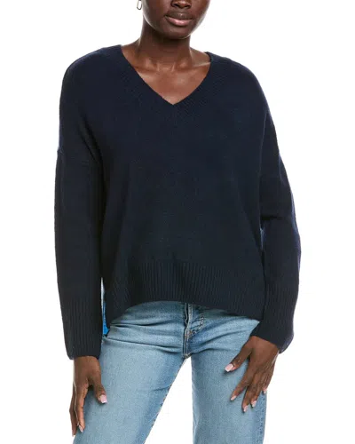 Vince Camuto High-low Sweater In Blue