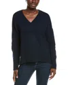Vince Camuto High-low Sweater In Blue