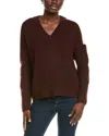 Vince Camuto High-low Sweater In Brown