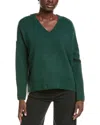 Vince Camuto Women's Colorblocked Drop-shoulder Sweater In Green