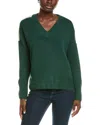 Vince Camuto High-low Sweater In Green