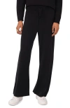 Vince Camuto Wide Leg Drawstring Sweatpants In Rich Black