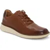 Vince Camuto Hind Perforated Leather Oxford In Brown