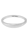 Vince Camuto Hinged Bangle Bracelet In Metallic