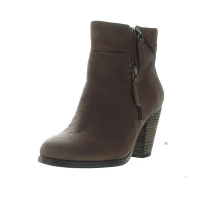 Vince Camuto Hinnegan Womens Leather Heels Ankle Boots In Multi