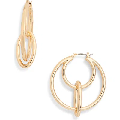 Vince Camuto Hoop Earrings In Goldtone