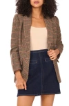 Vince Camuto Houndstooth Check Blazer In Multi