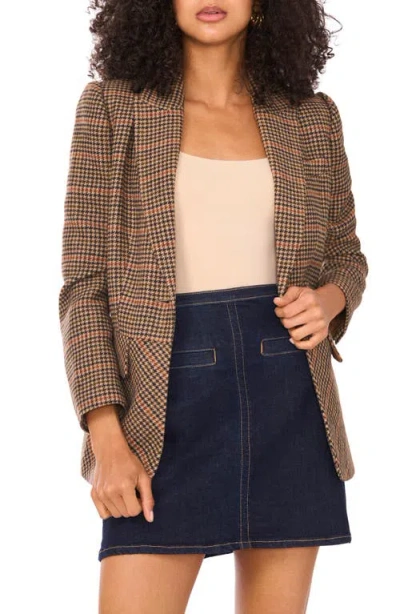 Vince Camuto Houndstooth Check Blazer In Multi