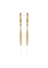Vince Camuto Gold-tone Spear Dangle Huggie Hoop Dangle Drop Earrings In Gold