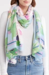 Vince Camuto Ikat Blooms Wrap In Blue