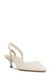 Vince Camuto Inari Slingback Pointed Toe Pump In White