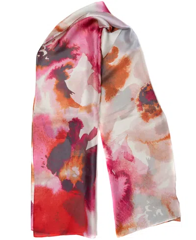 Vince Camuto Ink Bloom Oblong Scarf