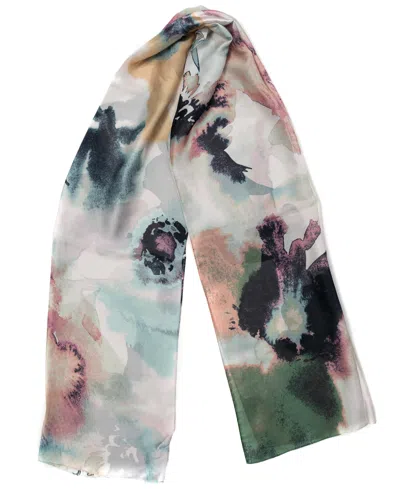 Vince Camuto Ink Bloom Oblong Scarf