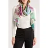 Vince Camuto Ink Bloom Oblong Scarf In Multi