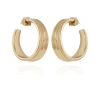 Vince Camuto Intertwined Hoop Earrings In Gold