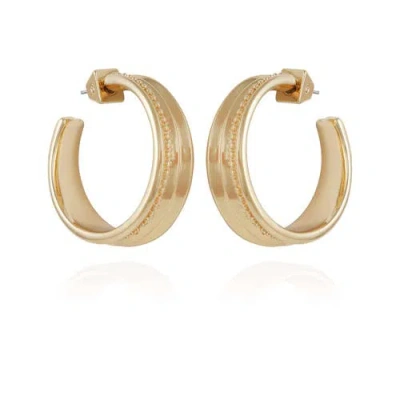 Vince Camuto Intertwined Hoop Earrings In Gold