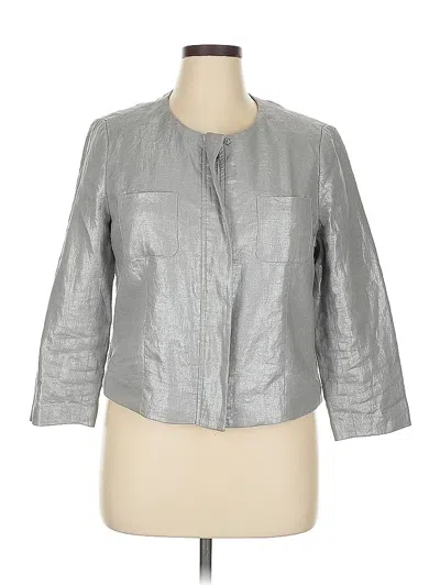 Pre-owned Vince Camuto Jacket In Silver