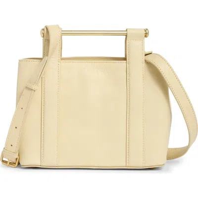 Vince Camuto Jayda Leather Top Handle Bag In Yellow