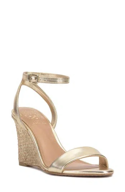 Vince Camuto Jefany Wedge Sandal In Egyptian Gold