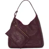 Vince Camuto Jenna Pebble Leather Hobo Bag