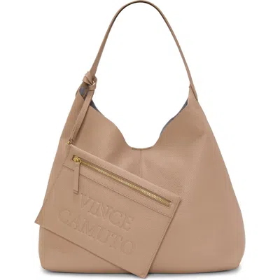 Vince Camuto Jenna Pebble Leather Hobo Bag
