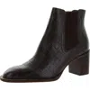 Vince Camuto Jentilly Womens Leather Round Toe Ankle Boots In Multi