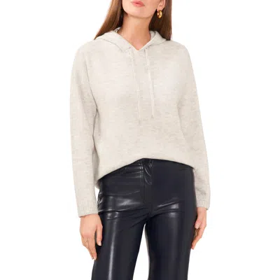 Vince Camuto Jersey Knit Hooded Sweater In White