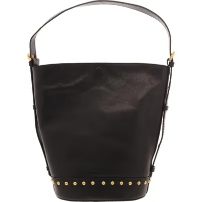 Vince Camuto Jocea Womens Convertible Leather Crossbody Handbag In Black