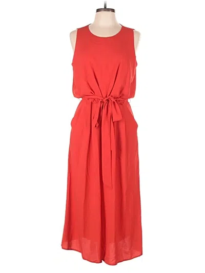 Pre-owned Vince Camuto Jumpsuit In Red