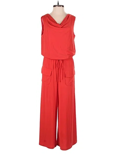 Pre-owned Vince Camuto Jumpsuit In Red