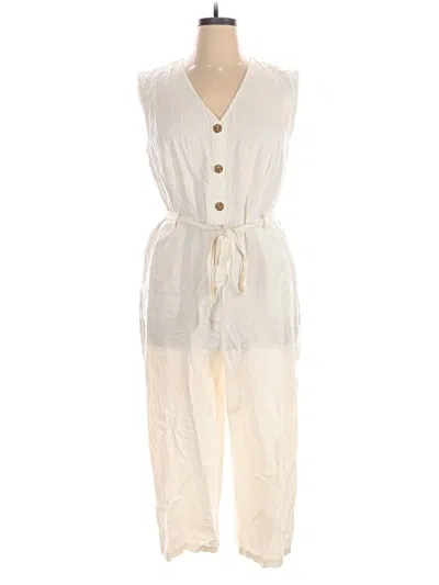 Pre-owned Vince Camuto Jumpsuit In White