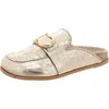 Vince Camuto Women's Junnie Tailored Slip-on Clogs In Gold