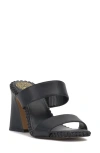 Vince Camuto Kaden Slide Sandal In Black Leather
