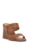 Vince Camuto Kaden Slide Sandal In Caramello Leather