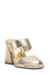 Vince Camuto Kaden Slide Sandal In Egyptian Gold