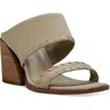 Vince Camuto Kafinny Womens Leather Lizard Mules In Green