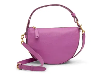 Vince Camuto Karla Leather Crossbody Bag In Purple