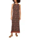 Vince Camuto Printed Sleeveless Jersey Maxi Dress