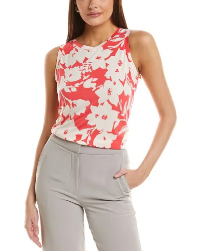 Vince Camuto Keyhole Back Tank In Red
