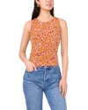 Vince Camuto Keyhole Back Tank Top In Orange